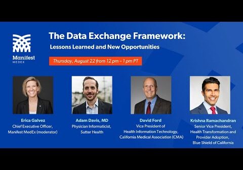 &#8220;The Data Exchange Framework: Lessons Learned and New Opportunities&#8221; Webinar Recap